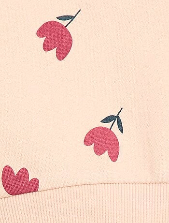 Sweat de gola redonda com estampado