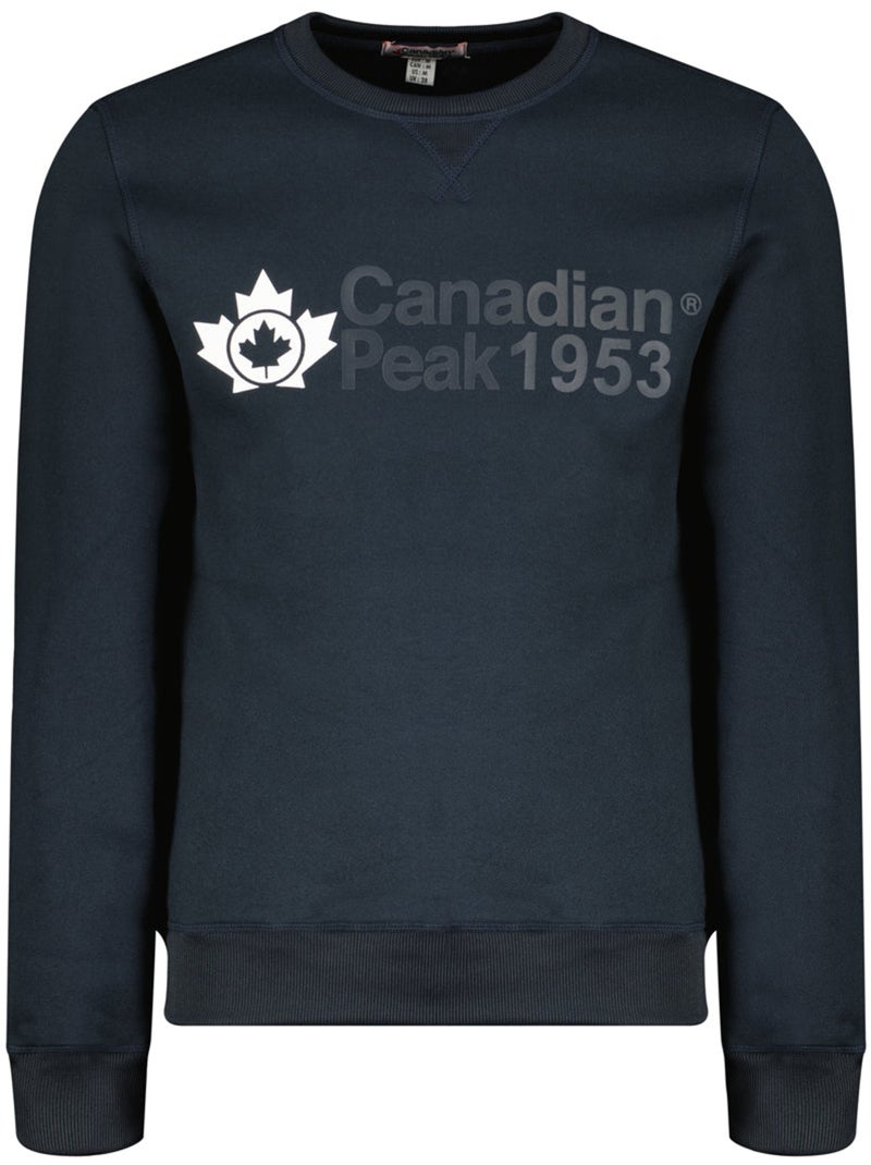 Sweat de gola redonda ganteak – canadian peak Azul-marinho - Kiabi