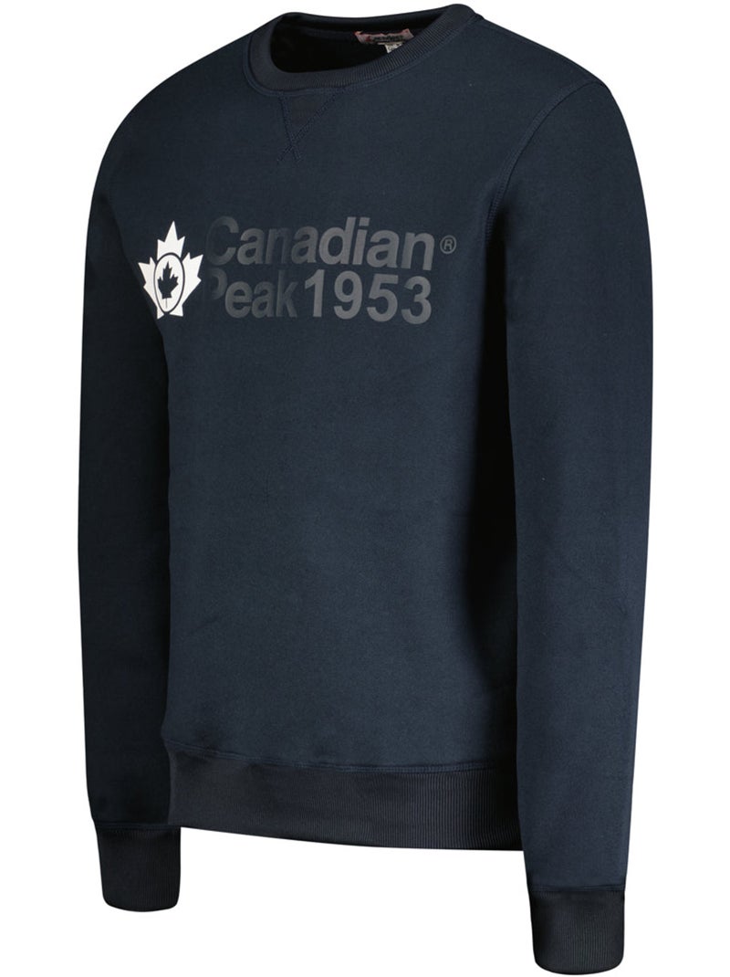 Sweat de gola redonda ganteak – canadian peak Azul-marinho - Kiabi