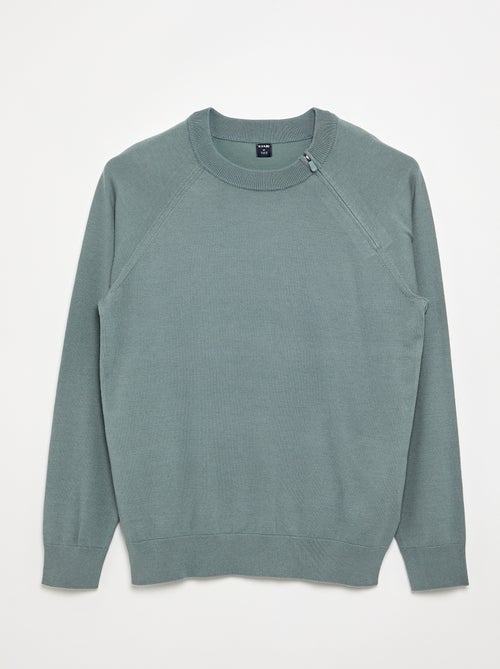 Sweat de malha - Fácil de vestir - Kiabi Sweat de malha - Fácil de vestir - Kiabi