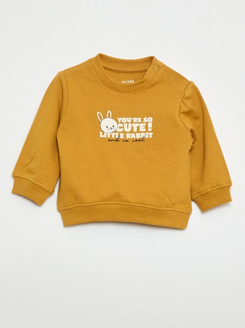 Sweat de Moletom Leve com Estampa - Kiabi