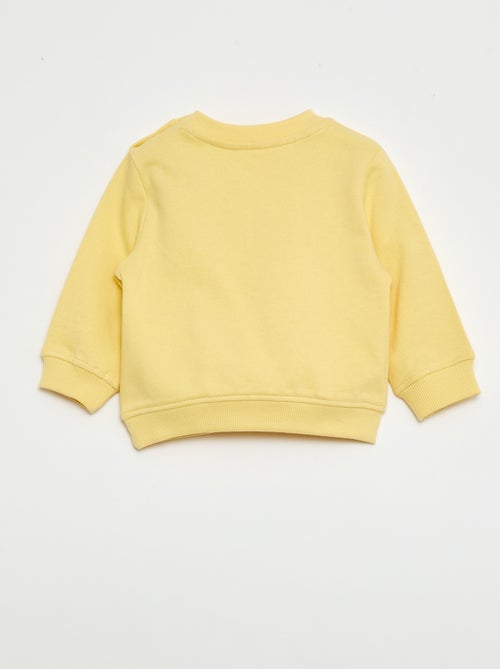 Sweat de moletom leve estampado - Kiabi