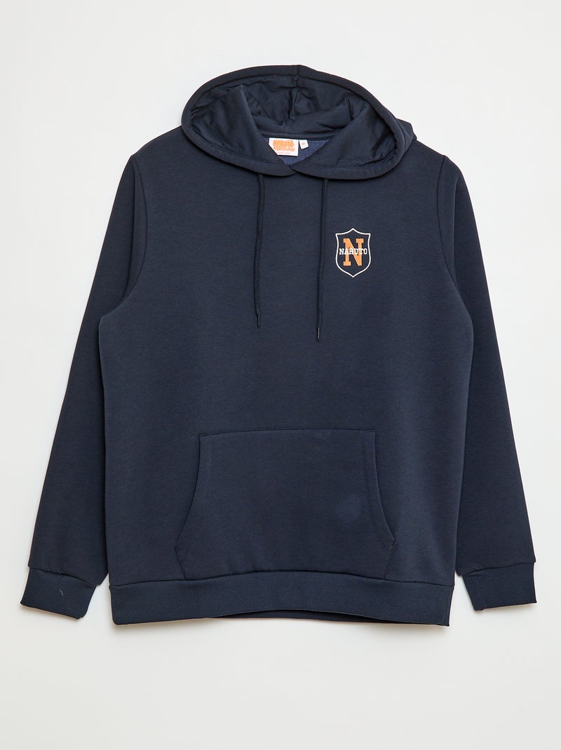 Sweat de moletom 'Naruto' com capuz AZUL - Kiabi