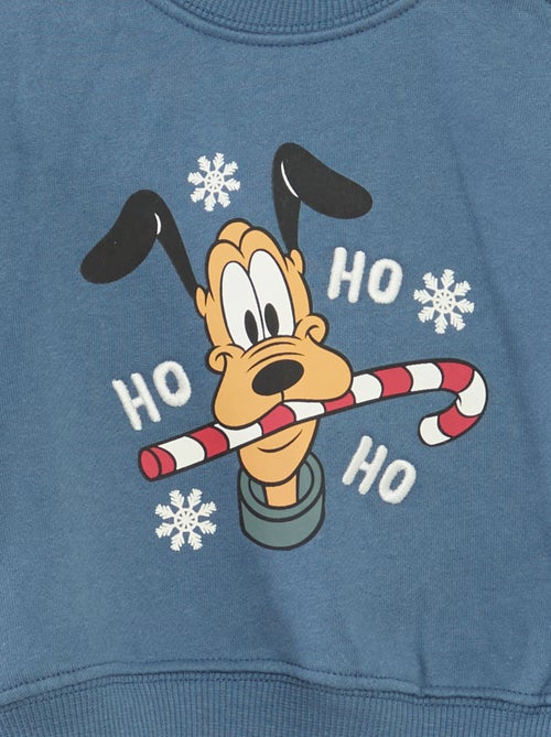 Sweat de Natal estampado 'Disney' 'Pluto' em algodão - Kiabi