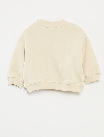 Sweat de Natal estampado 'Disney' 'Winnie' em algodão