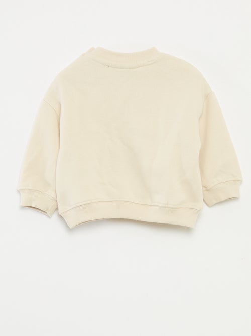 Sweat de Natal estampado 'Disney' 'Winnie' em algodão - Kiabi