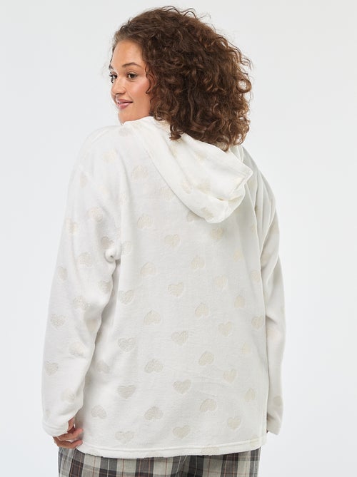 Sweat de noite polar com capuz - Kiabi