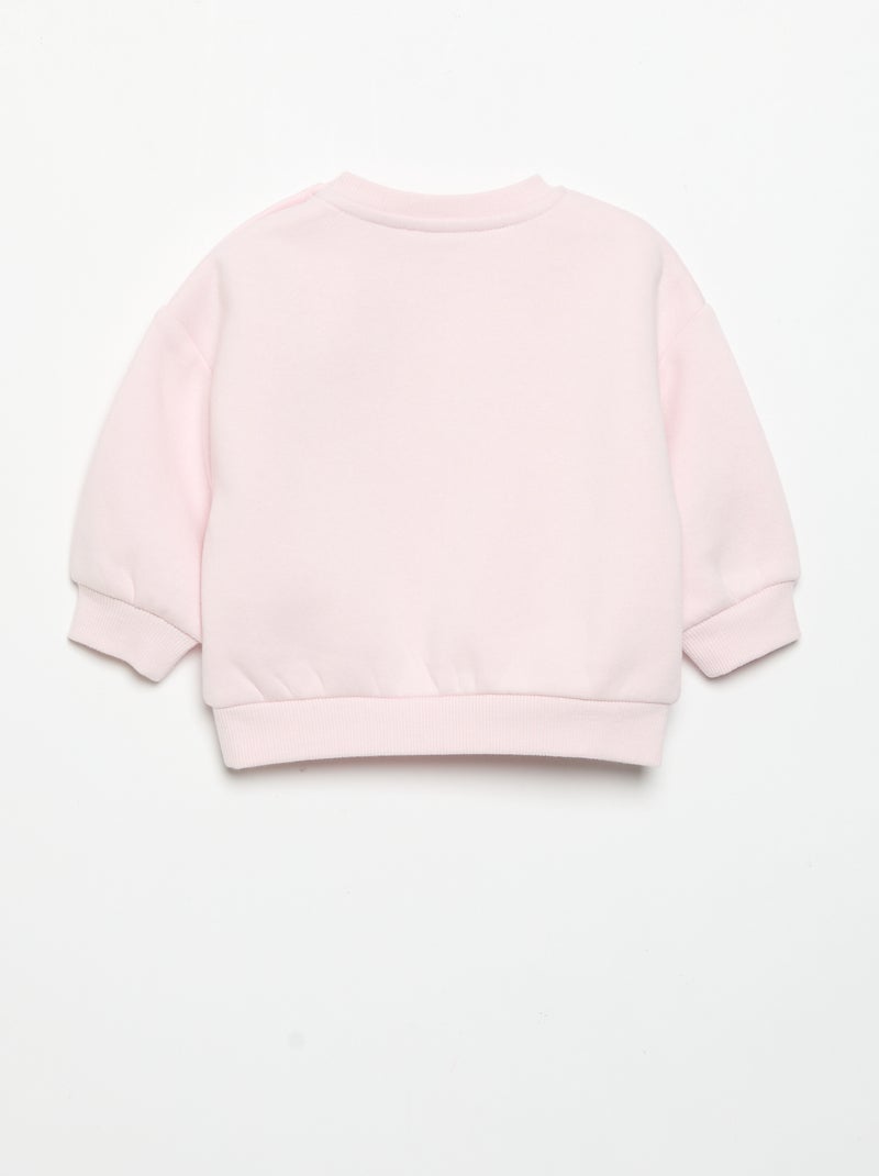 Sweat de polar Rosa - Kiabi