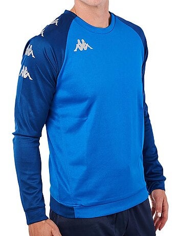 Sweat de treino azul kappa parme para homem