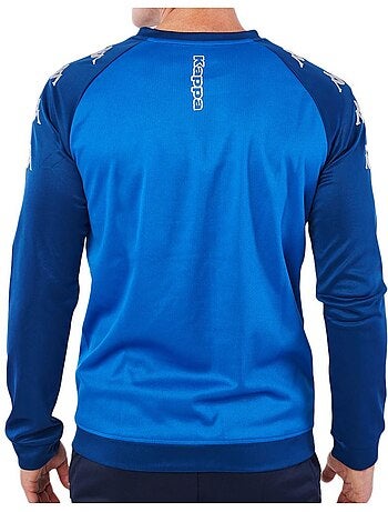 Sweat de treino azul kappa parme para homem