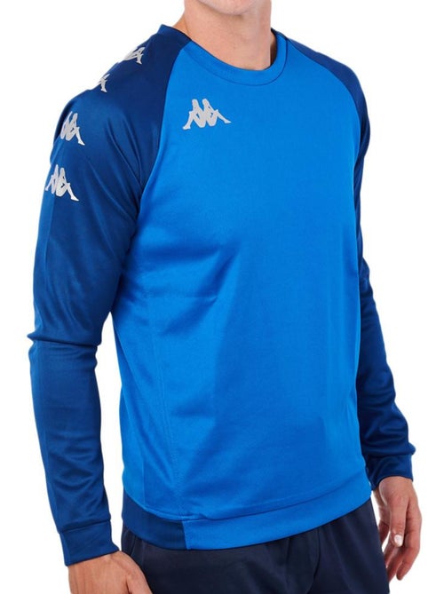 Sweat de treino azul kappa parme para homem - Kiabi