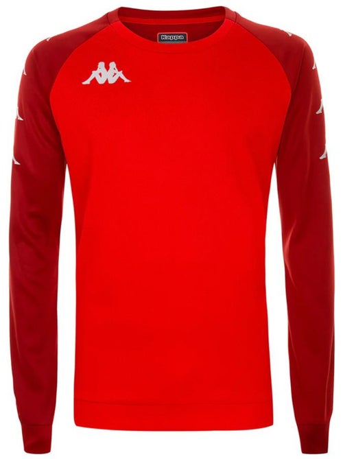 Sweat de treino vermelho kappa parme para homem - Kiabi Sweat de treino vermelho kappa parme para homem - Kiabi