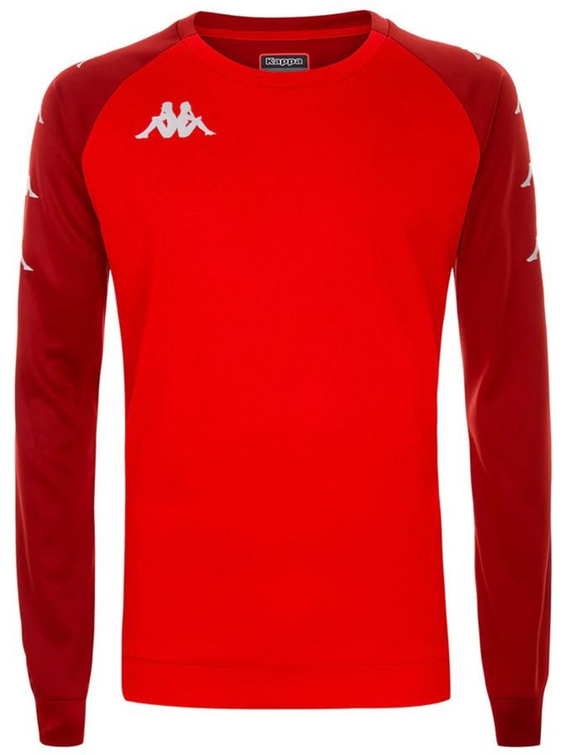 Sweat de treino vermelho kappa parme para homem Vermelho - Kiabi