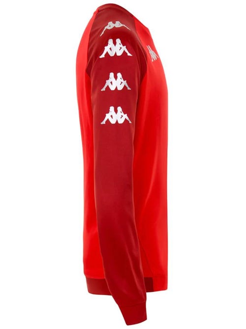 Sweat de treino vermelho kappa parme para homem - Kiabi Sweat de treino vermelho kappa parme para homem - Kiabi