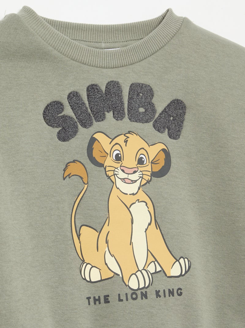 Sweat 'Disney' com gola redonda Caqui - Kiabi
