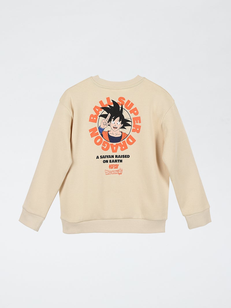 Sweat 'Dragon Ball Z' Bege - Kiabi