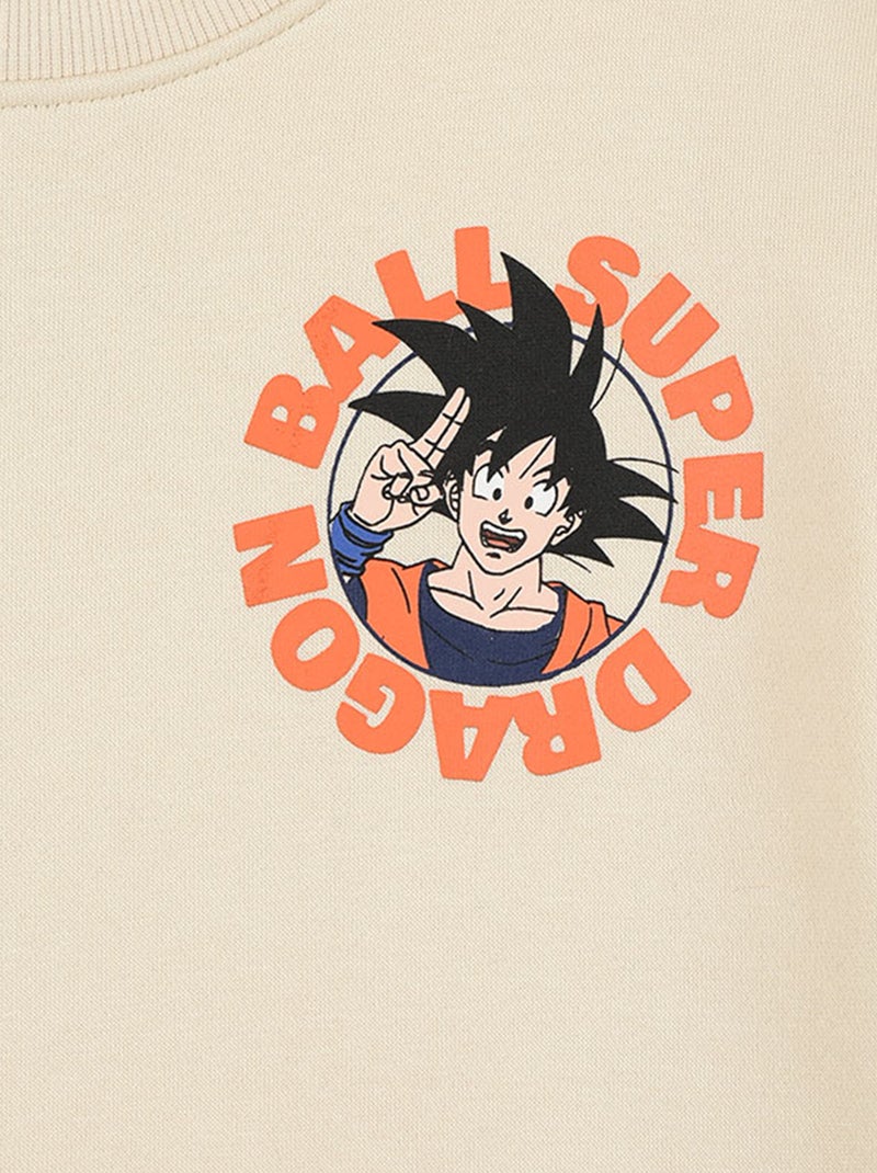 Sweat 'Dragon Ball Z' Bege - Kiabi