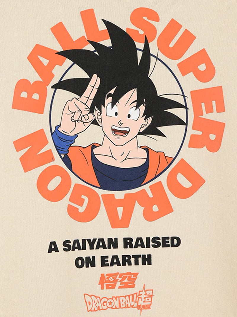 Sweat 'Dragon Ball Z' Bege - Kiabi