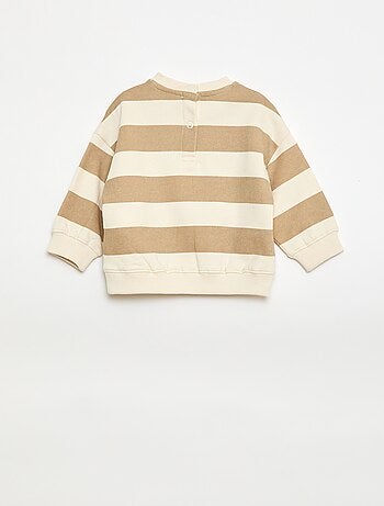 Sweat em moletom bordado