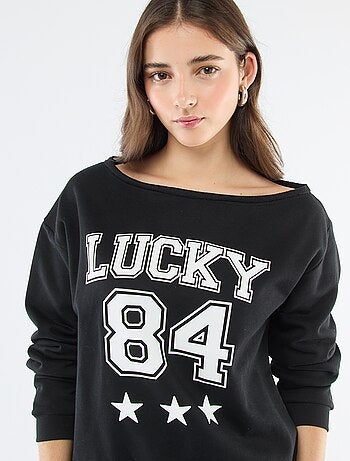 Sweat em moletom com espírito esportivo