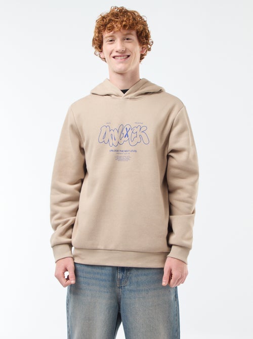 Sweat em moletom com estampado - Kiabi