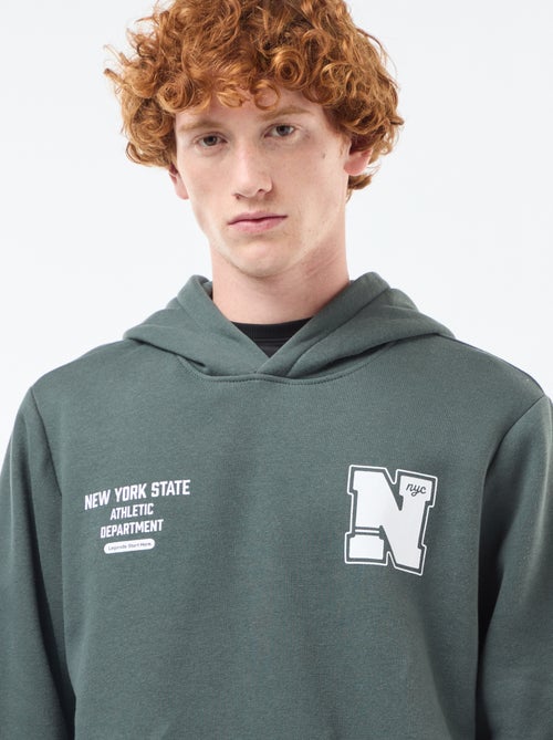 Sweat em moletom com estampado - Kiabi