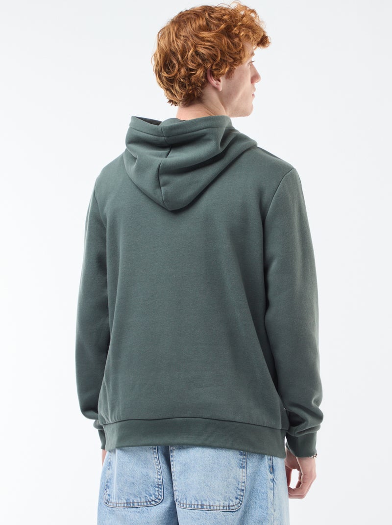 Sweat em moletom com estampado Caqui - Kiabi