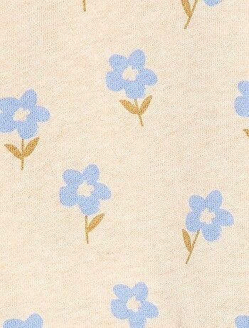 Sweat em moletom com padrão