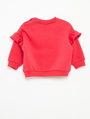 Sweat em moletom 'Disney' 'Branca de Neve' com folho