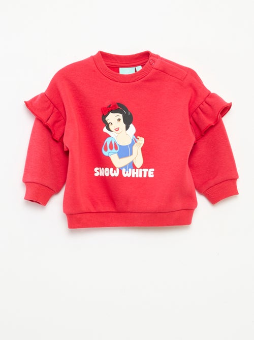Sweat em moletom 'Disney' 'Branca de Neve' com folho - Kiabi