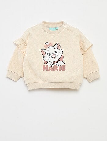 Sweat em moletom 'Disney' 'Branca de Neve' com folho