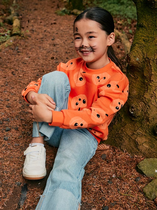 Sweat em moletom estampado 'Halloween' - Kiabi