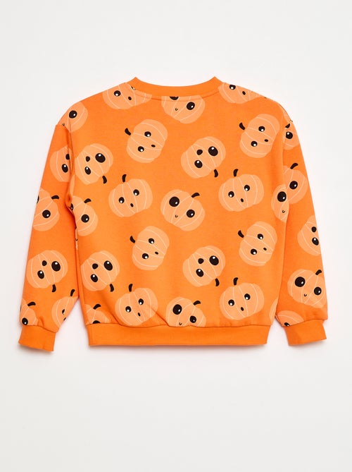 Sweat em moletom estampado 'Halloween' - Kiabi