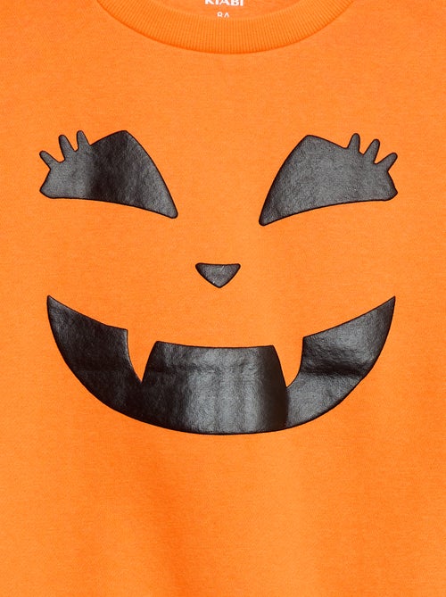 Sweat em moletom estampado 'Halloween' - Kiabi