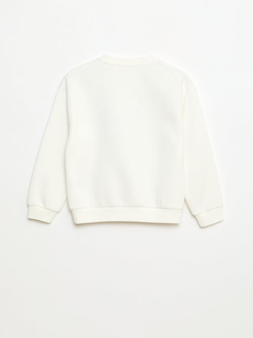 Sweat em moletom estampado Natal - Kiabi