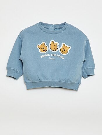 Sweat em moletom estampado 'Winnie'
