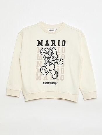 Camisola de Moletom Felpudo com Estampa 'Donkey Kong'