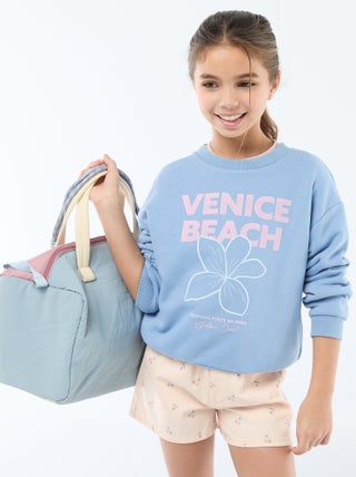 Sweat em moletom leve