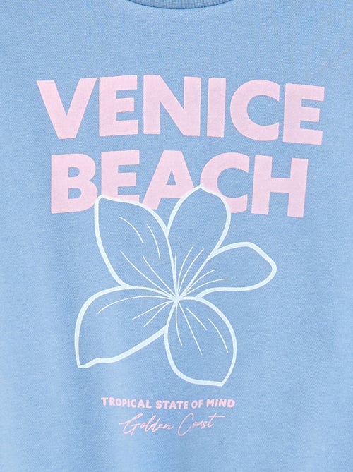 Sweat em moletom leve - Kiabi