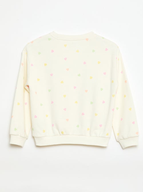 Sweat em moletom leve - Kiabi