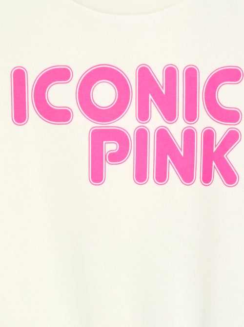 Sweat em moletom leve - Kiabi