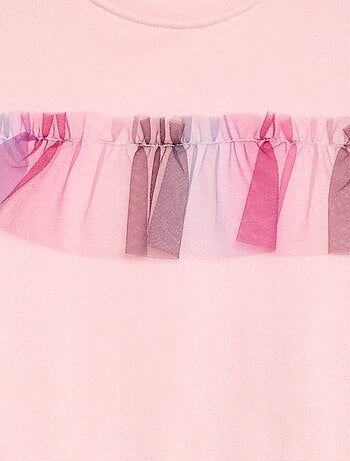 Sweat em moletom tule 'Guppy'