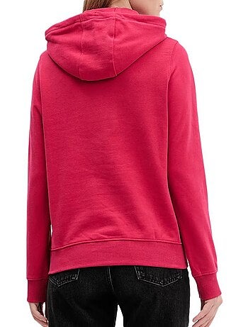 Sweat escuro rosa com logótipo tommy hilfiger para mulher