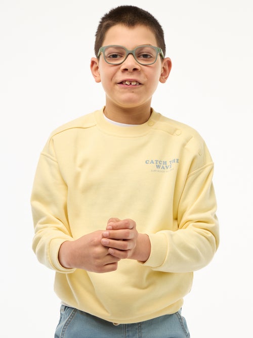 Sweat estampado - Coleção fácil de vestir - Kiabi