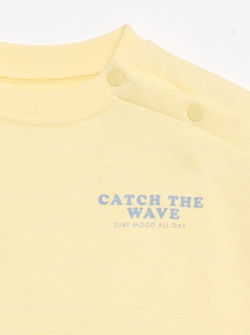 Sweat estampado - Coleção fácil de vestir - Kiabi