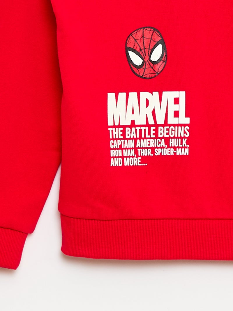 Sweat estampado \'Avengers\' \'Marvel\' Vermelho - Kiabi