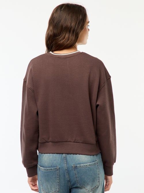 Sweat estampado 'Brooklin' - Kiabi