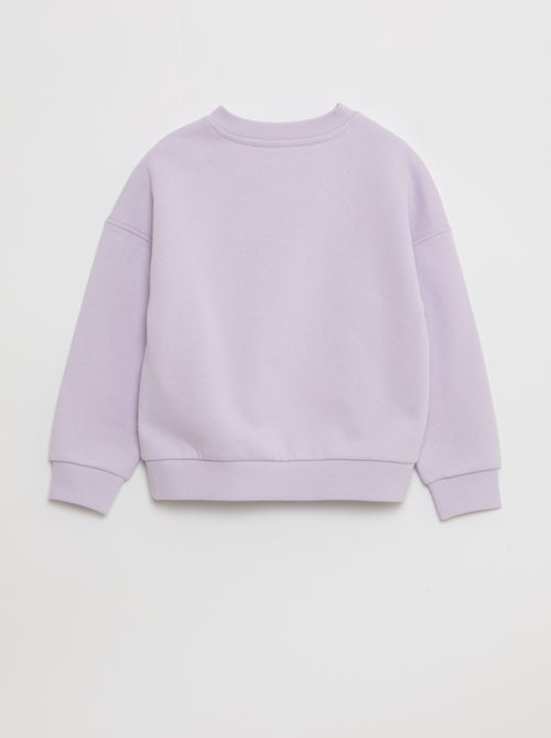 Sweat estampado com botões de pressão magnéticos no ombro - So Easy - Kiabi