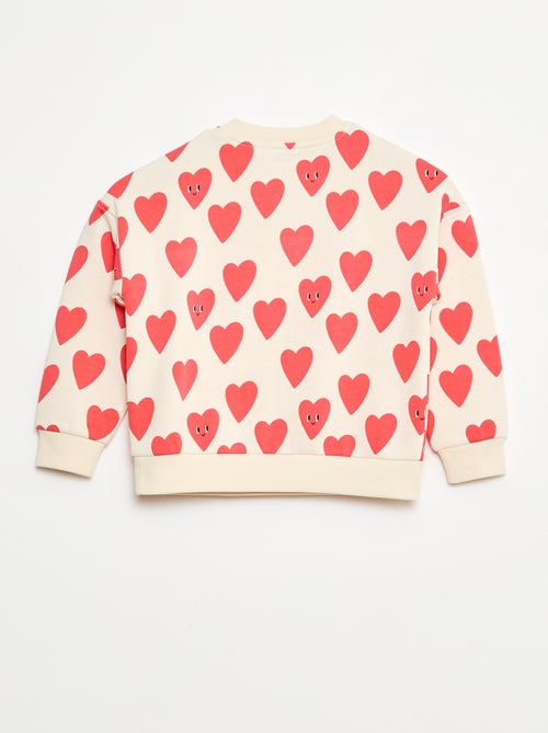 Sweat estampado com molas de pressão magnéticas no ombro - So Easy - Kiabi