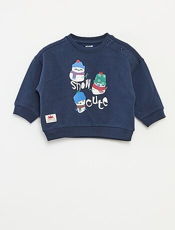 Sweat estampado de Natal em polar de algodão